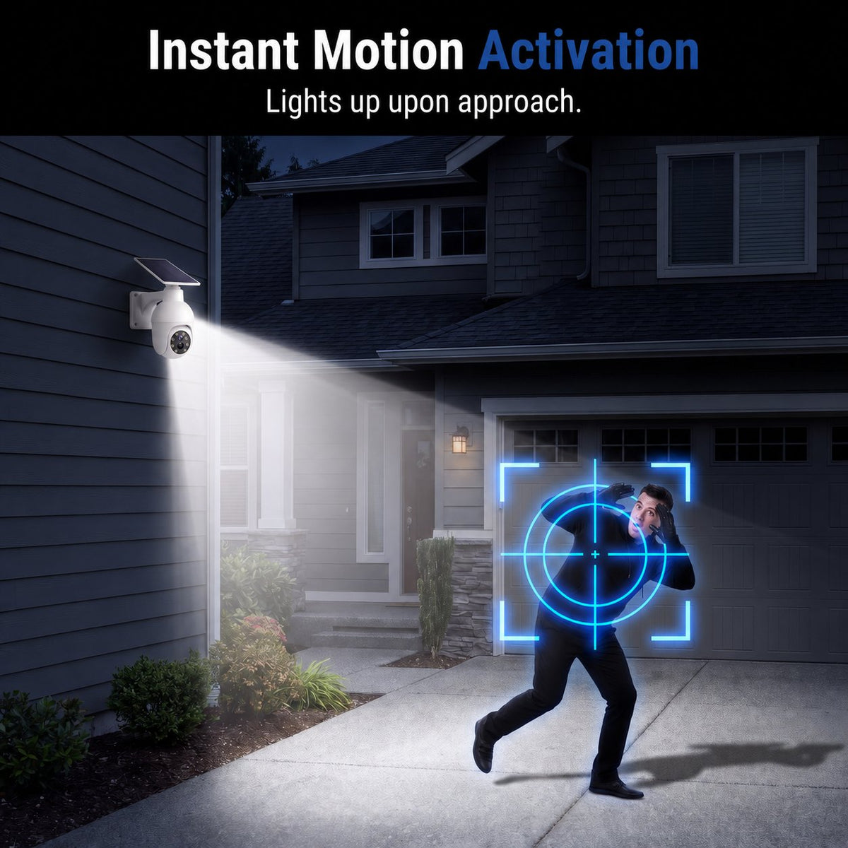 ⏰Sale 50% OFF - Solar-Powered Simulated Surveillance Camera Street Light