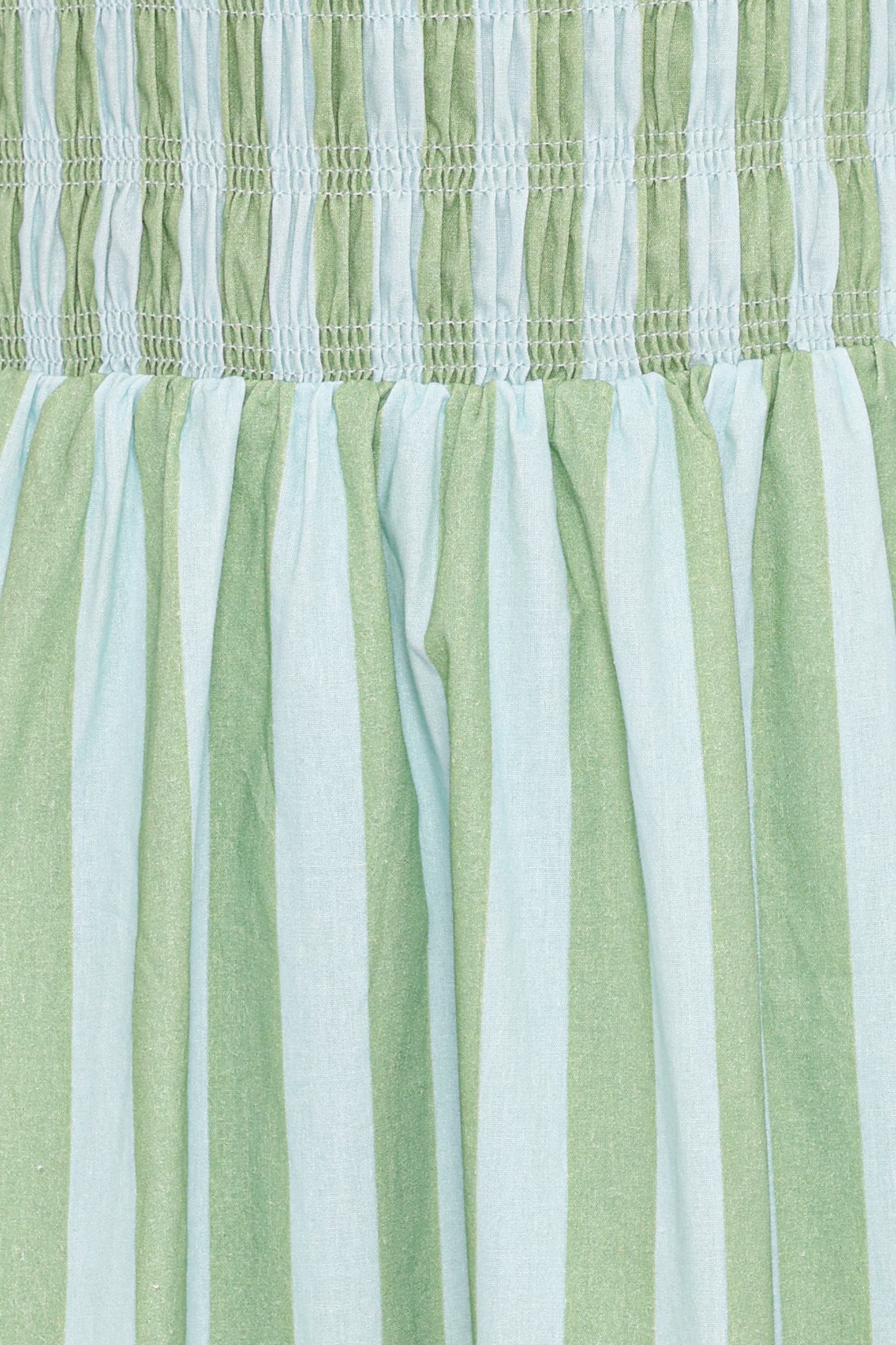 Maleny Maxi Dress - Blue/Green Stripe