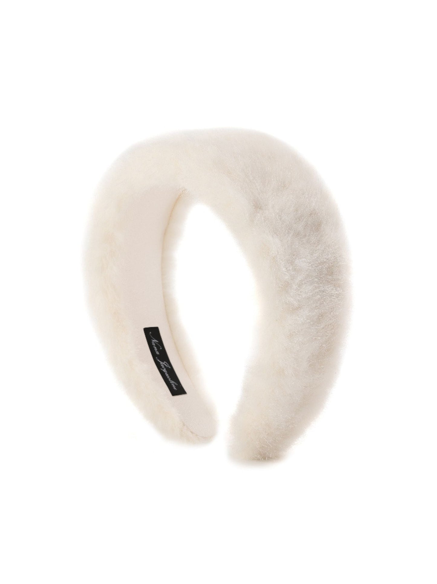 Melanie Fur Headband (White) (Final Sale)