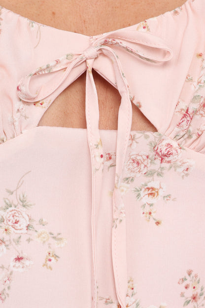 Alouette Maxi Dress - Pink Floral