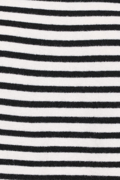 Ceres Knitted Tee - Black/White