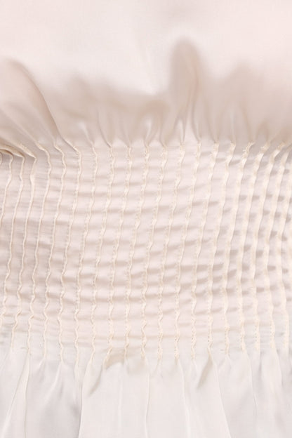 Cherish Pintuck Top - Cream