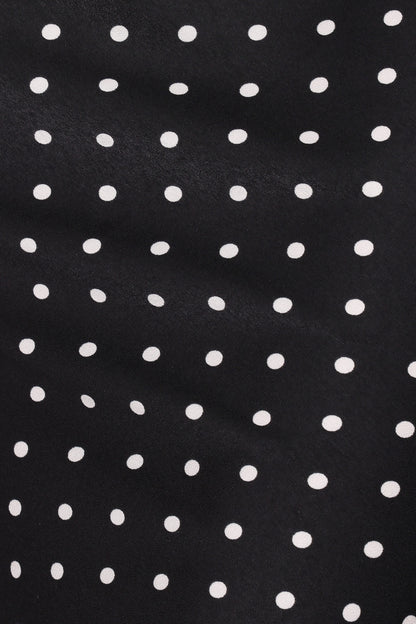 Ailbhe Lace Skirt - Black Polka Dot