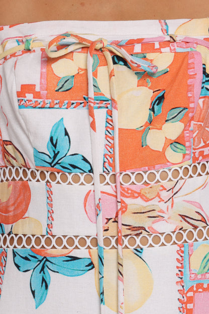 Adalynn Maxi Dress - Fruit Print