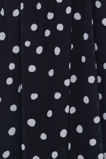 Boston Strapless Maxi Dress - Black Polka Dot