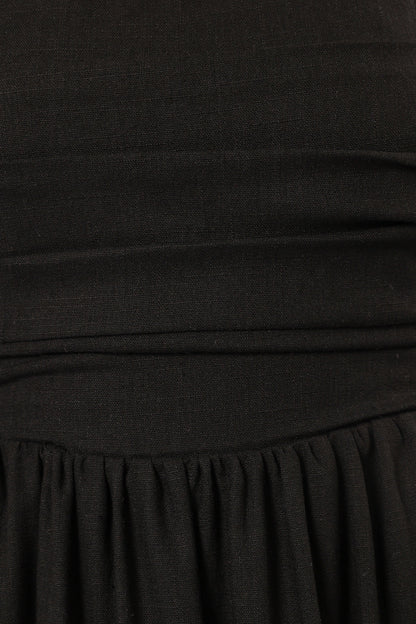Kayt Strapless Dress - Black