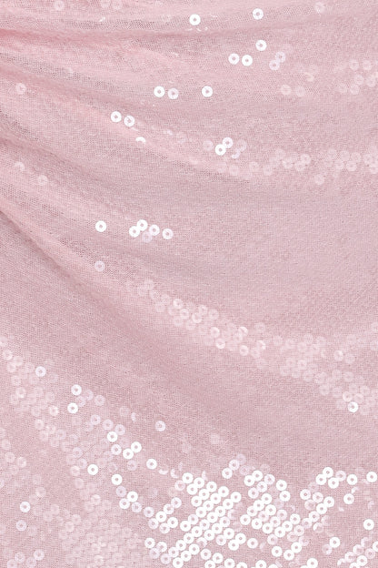 Lavine Mini Dress - Pink Sequin