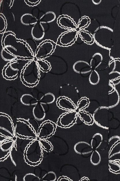 Loven Midi Dress - Black/White