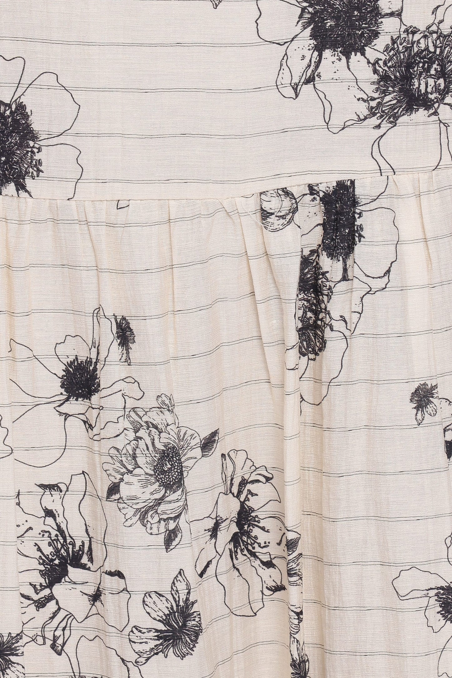 Martine Maxi Dress - Black/Ivory Floral