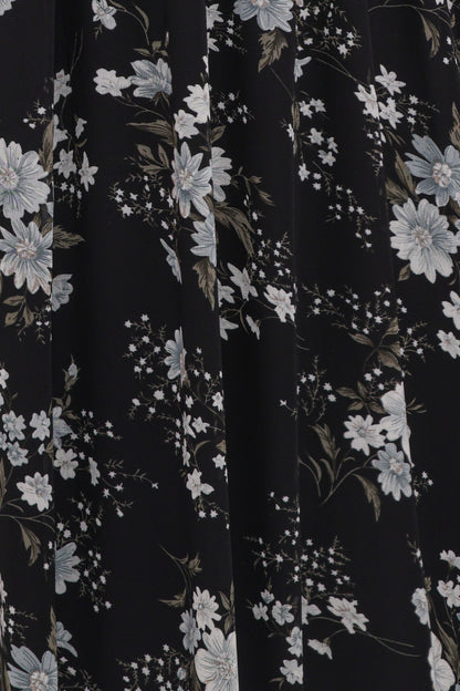 Mavis Long Sleeve Maxi Dress - Black Floral