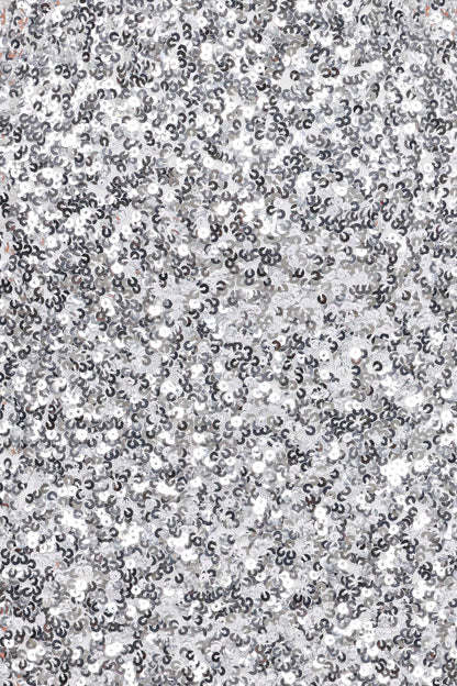 Tory Off Shoulder Sequin Mini Dress - Silver