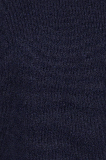Ailis Off Shoulder Sweater - Navy