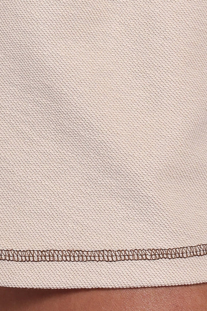 Melody Knit Short Set - Oat